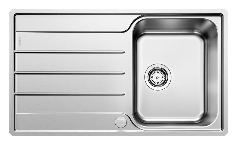 LEMIS 45 S-IF, Edelstahl Bürstfinish, mit Ablauffernbedienung, reversibel, 450 mm Untermaß 