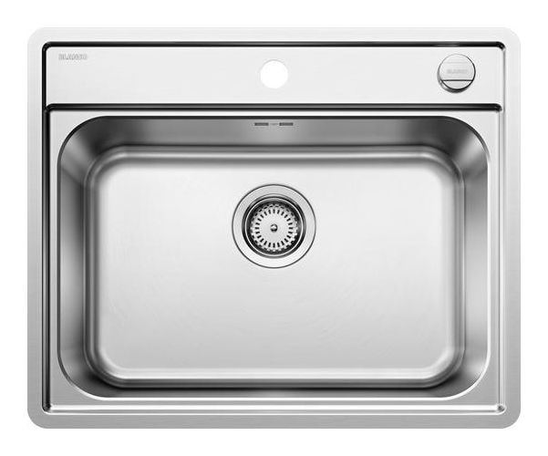 LEMIS 6-IF, Edelstahl Bürstfinish, mit Ablauffernbedienung, keine Beckenlage, 600 mm Untermaß 