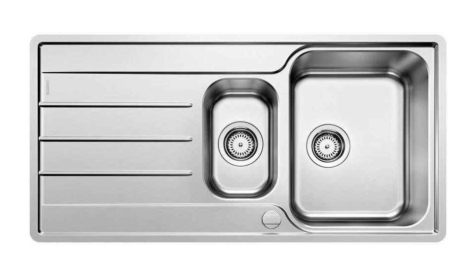 LEMIS 6 S-IF, Edelstahl Bürstfinish, mit Ablauffernbedienung, reversibel, 600 mm Untermaß 