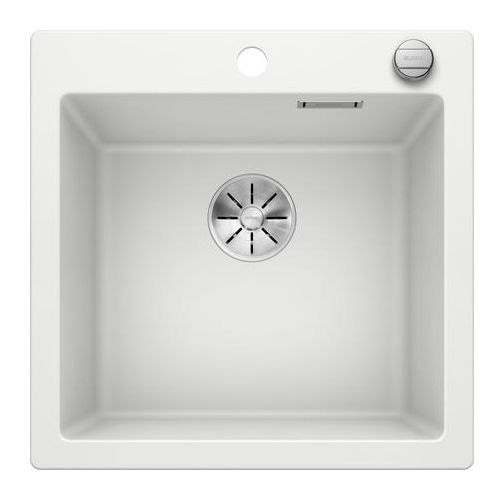 PLEON 5 Einbauspüle für 50 cm Unterschrank Silgranit 1 Becken  (Weiß) 