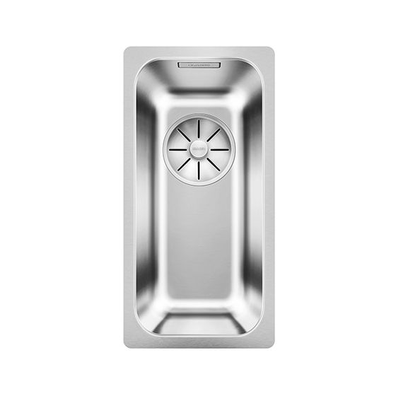 SOLIS 180-IF, Edelstahl Bürstfinish, ohne Ablauffernbedienung, ohne Zubehör, keine Beckenlage, 300 mm Untermaß 