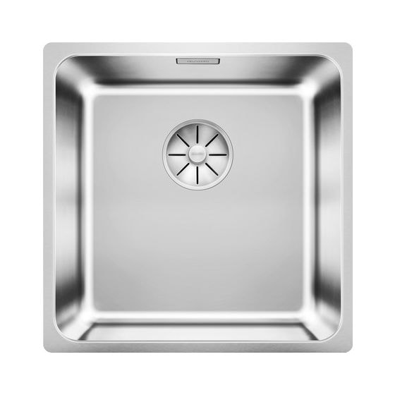 SOLIS 400-IF, Edelstahl Bürstfinish, ohne Ablauffernbedienung, ohne Zubehör, keine Beckenlage, 450 mm Untermaß 