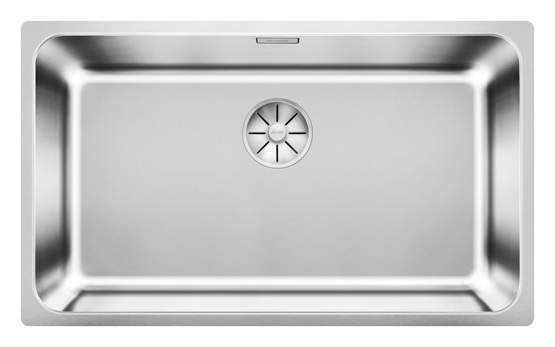 SOLIS 700-U Unterbauspüle für 80 cm Unterschrank Edelstahl 1 Becken  (Edelstahl) 