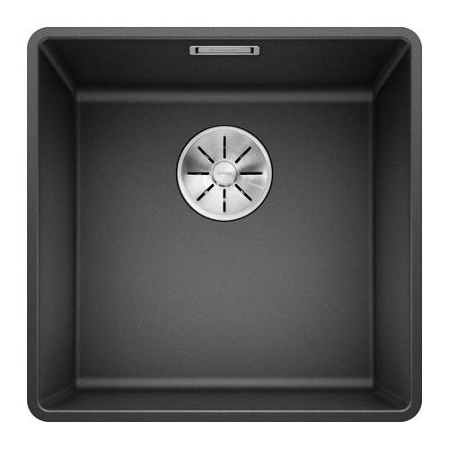 SUBLINE 400-F Flächenbündige Spüle für 50 cm Unterschrank Silgranit 1 Becken  (Anthrazit) 