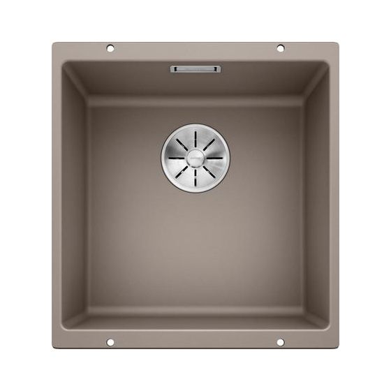 SUBLINE 400-U Unterbauspüle für 50 cm Unterschrank Silgranit 1 Becken  (Beige) 