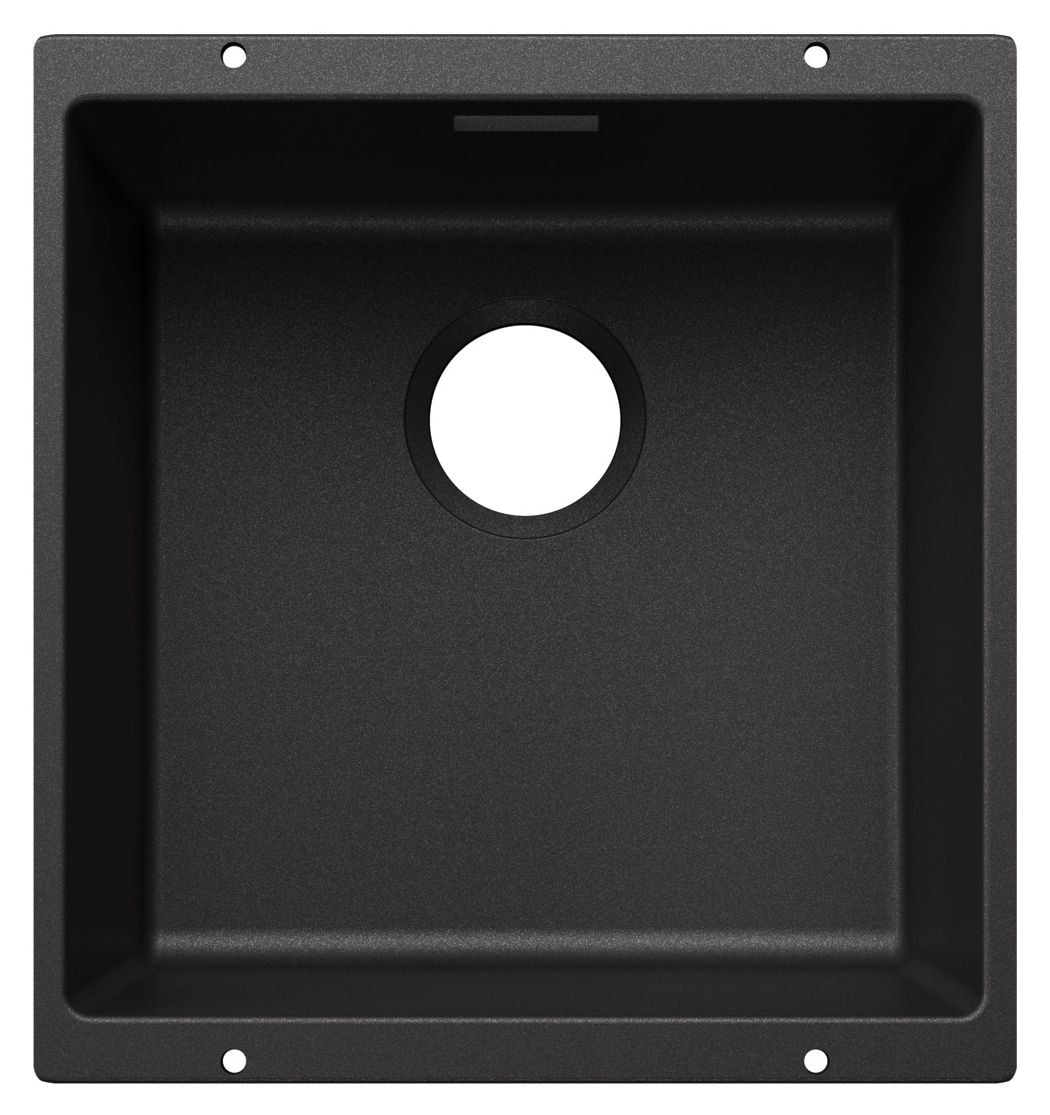 SUBLINE 400-U Unterbauspüle für 50 cm Unterschrank Silgranit 1 Becken  (Anthrazit) 