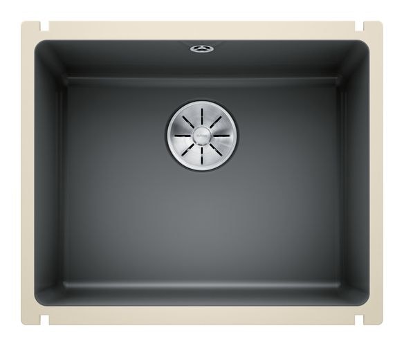 SUBLINE 500-U Unterbauspüle für 60 cm Unterschrank Keramik 1 Becken 