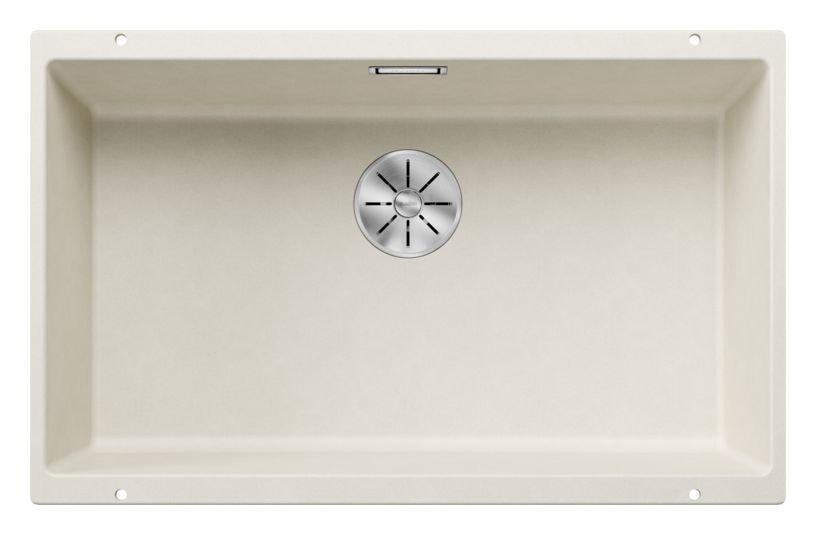 SUBLINE 700-U Unterbauspüle für 80 cm Unterschrank Silgranit 1 Becken  (Beige) 