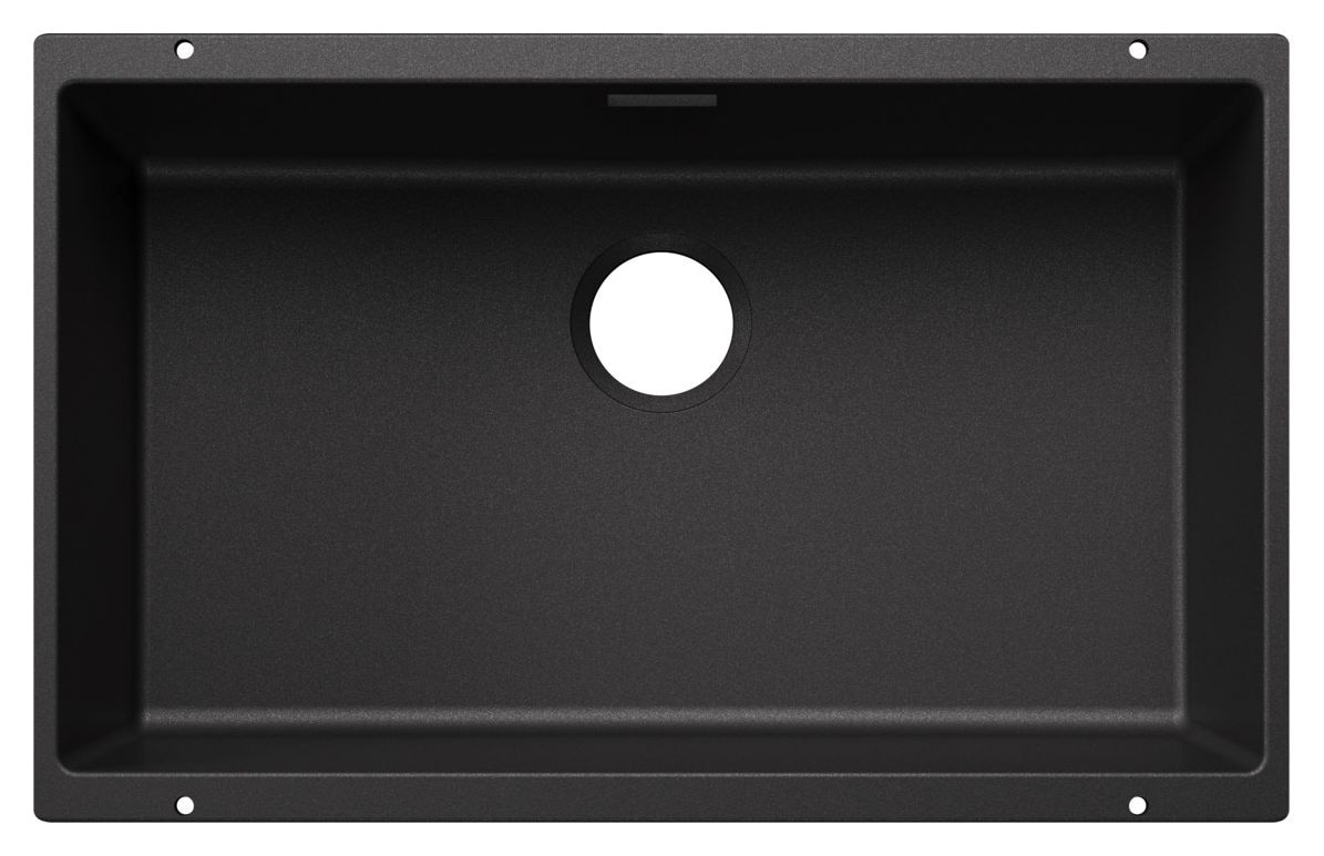 SUBLINE 700-U Unterbauspüle für 80 cm Unterschrank Silgranit 1 Becken  (Anthrazit) 