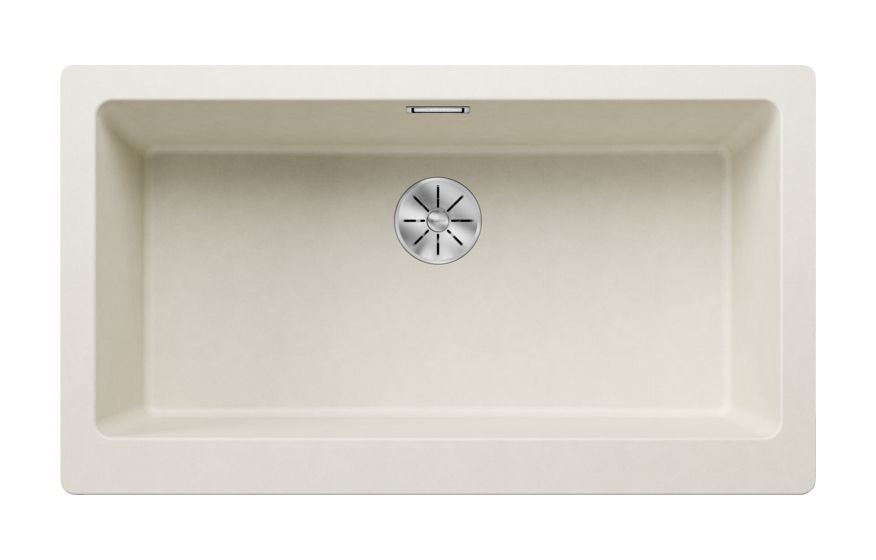 VINTERA XL 9-U Flächenbündige Spüle für 90 cm Unterschrank Silgranit 1 Becken  (Sand) 