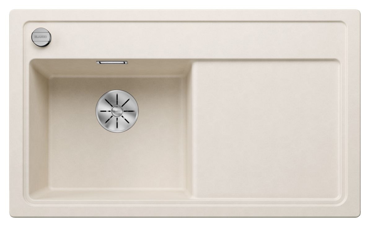 ZENAR 45 S Einbauspüle für 45 cm Unterschrank Silgranit 1 Becken  (Weiß) 