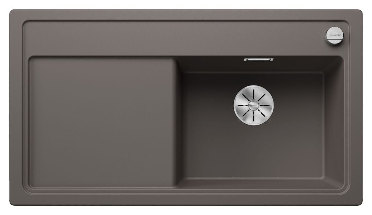 ZENAR 5 S Einbauspüle für 50 cm Unterschrank Silgranit 1 Becken  (Grau) 