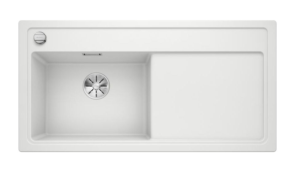 ZENAR XL 6 S Einbauspüle für 60 cm Unterschrank Silgranit 1 Becken  (Weiß) 