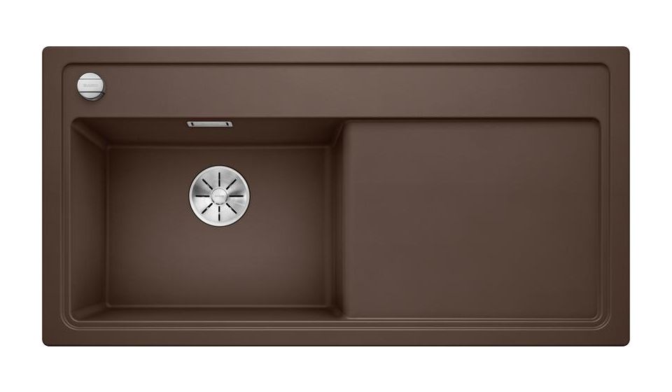 ZENAR XL 6 S Einbauspüle für 60 cm Unterschrank Silgranit 1 Becken  (Braun) 