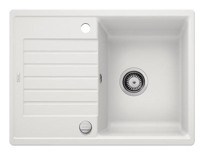 ZIA 45 S Compact Einbauspüle für 45 cm Unterschrank Silgranit 1 Becken  (Weiß) 
