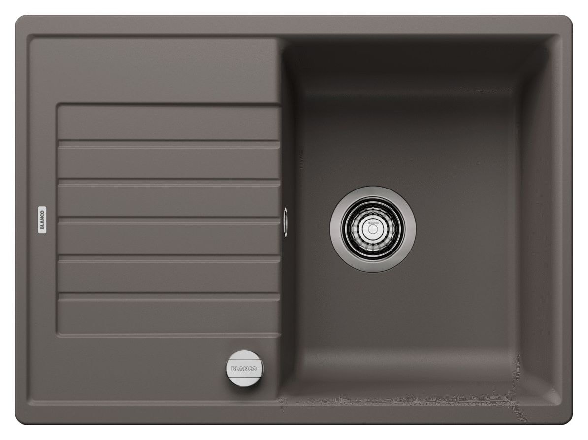 ZIA 45 S Compact Einbauspüle für 45 cm Unterschrank Silgranit 1 Becken  (Grau) 