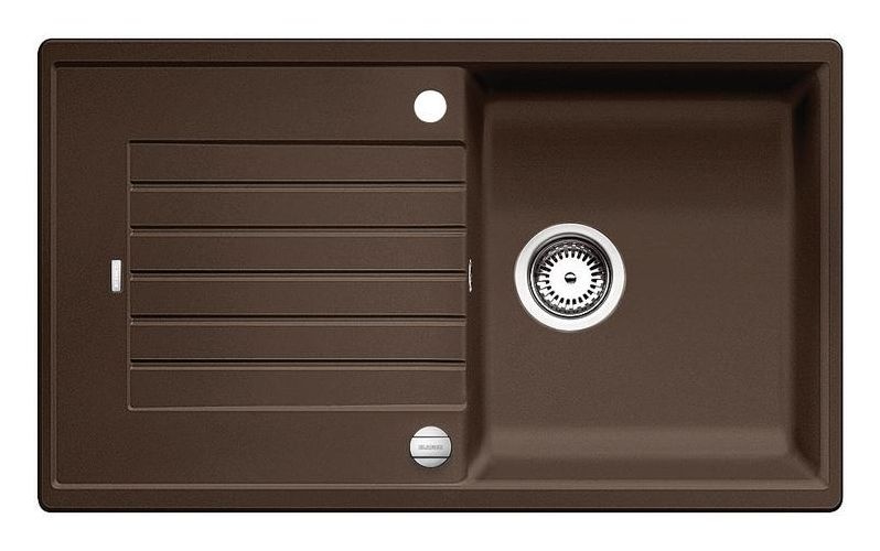 ZIA 5 S Einbauspüle für 50 cm Unterschrank Silgranit 1 Becken  (Braun) 