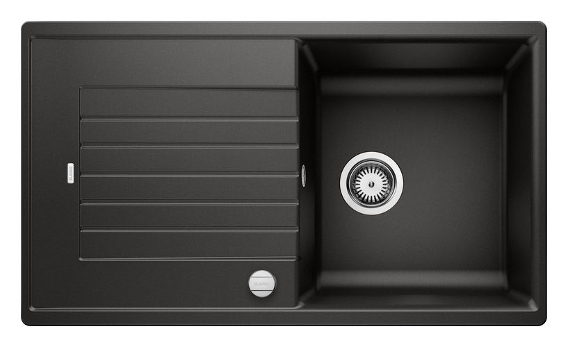ZIA 5 S Einbauspüle für 50 cm Unterschrank Silgranit 1 Becken  (Schwarz) 