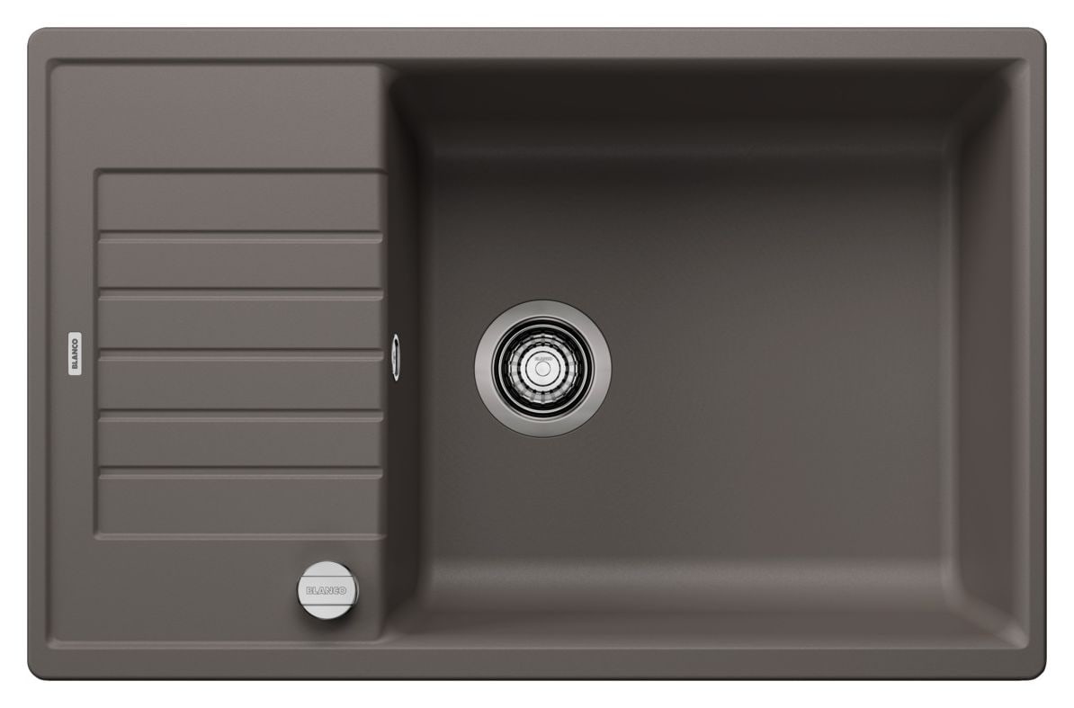 ZIA XL 6 S Compact Einbauspüle für 60 cm Unterschrank Silgranit 1 Becken  (Grau) 