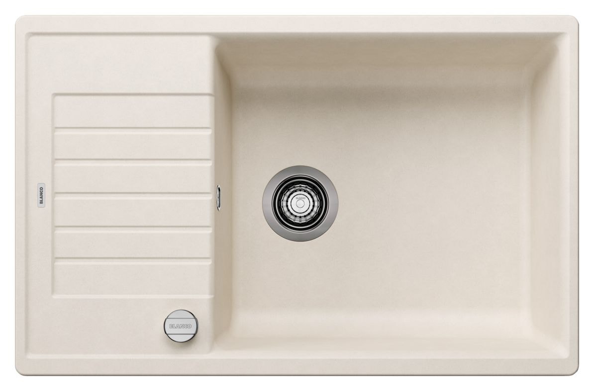 ZIA XL 6 S Compact Einbauspüle für 60 cm Unterschrank Silgranit 1 Becken  (Weiß) 