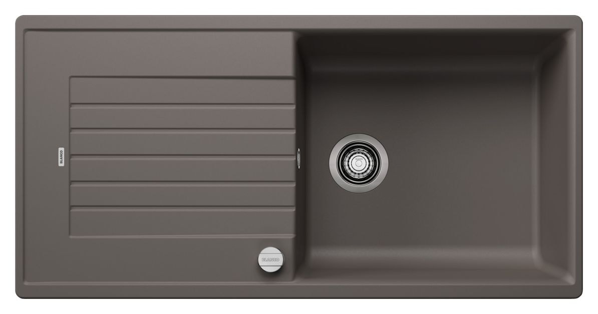 ZIA XL 6 S Einbauspüle für 60 cm Unterschrank Silgranit 1 Becken  (Grau) 