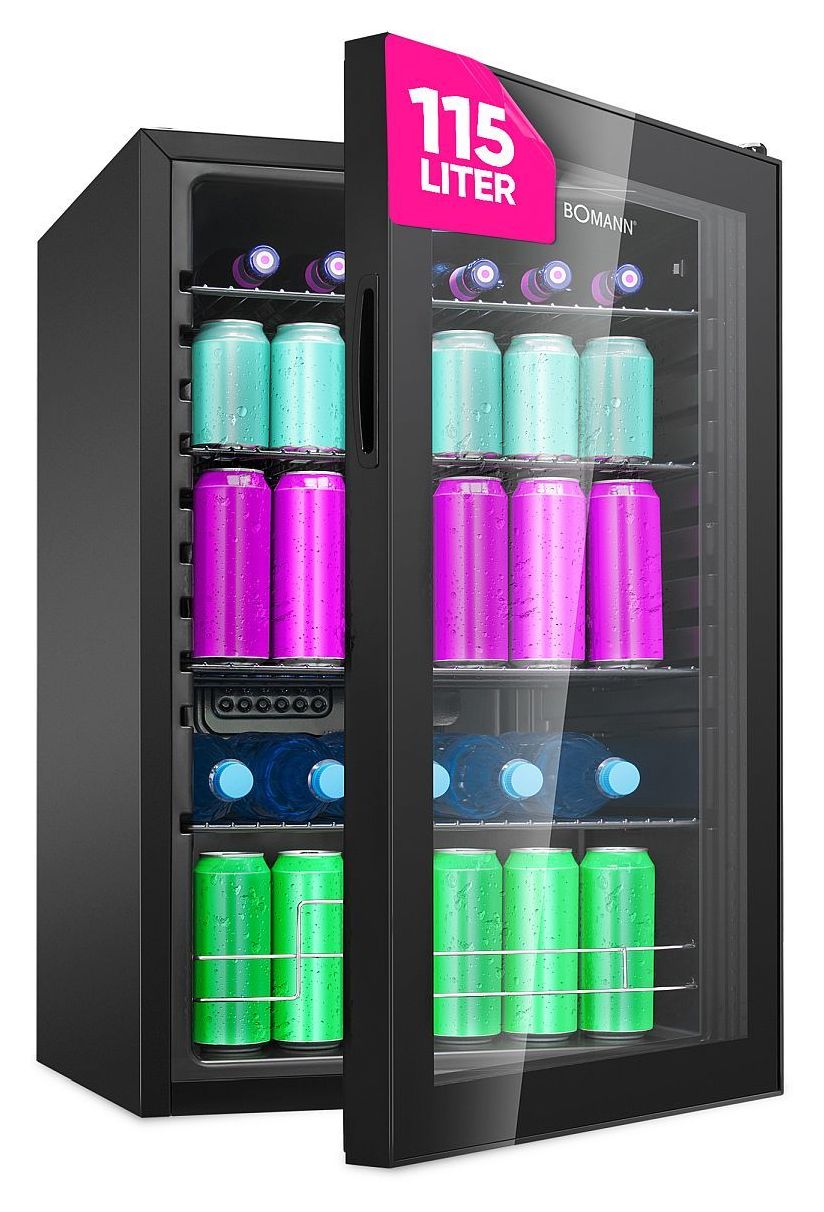 KSG7290 115 l / 115 l Tischkühlschrank EEK: E 66 kWh Jahr  (Schwarz) 