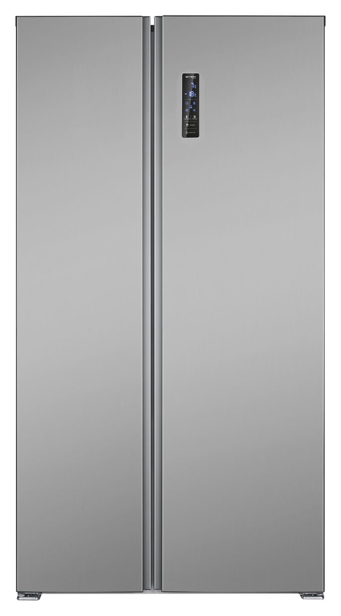 SBS7344 Side-by-Side Kühl-/ Gefrierkombination 291 l / 151 l 287 kWh NoFrost 1770 mm x 900 mm  (Edelstahloptik) 