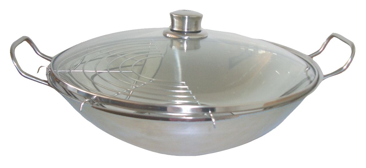 HEZ390090 Wok 17 cm bzw. 35 cm Induktionsgeeignet Spülmaschinengeignet 