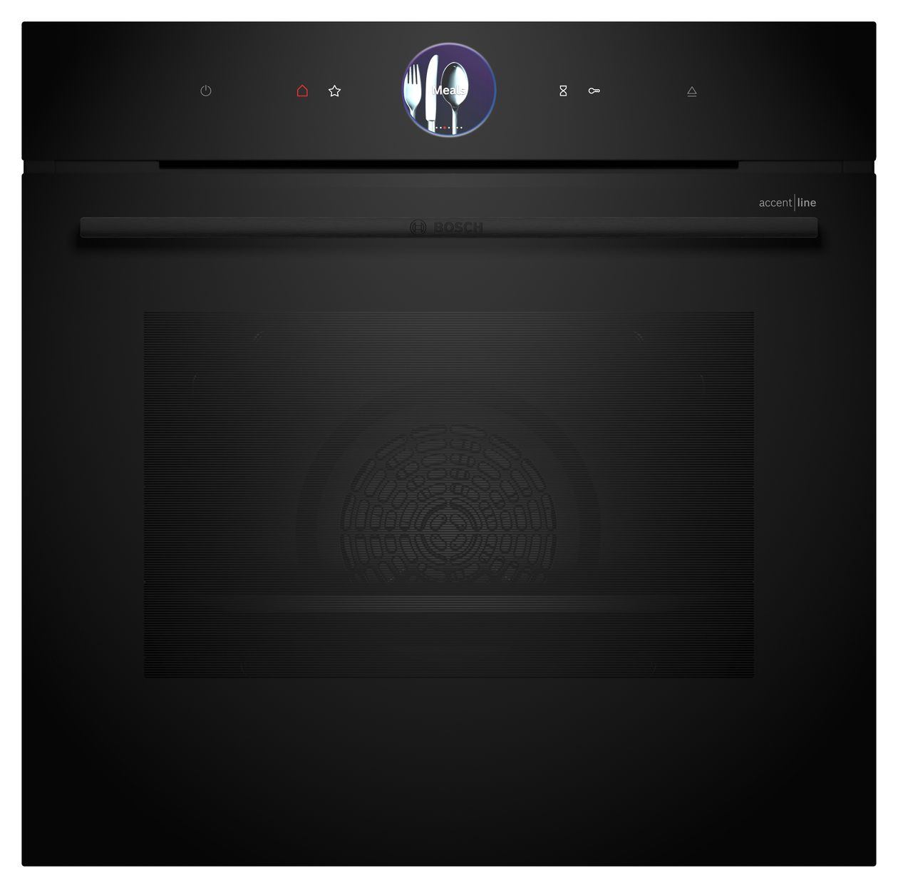 Serie 8 HRG976NB1 Einbaubackofen groß Dampfgaren AutoClean (Schwarz) 