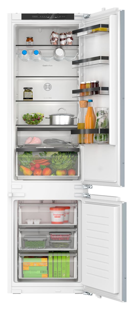 Serie 4 KIN96SFD0 215 l Kühlteil 75 l Gefrierteil 194 cm Einbau Kühl-/Gefrierkombination NoFrost 
