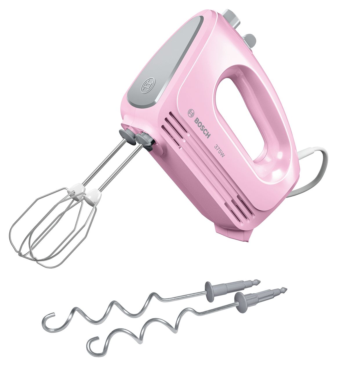 MFQ2210K CleverMixx Fun Handmixer 375 W 4 Stufen  (Grau, Pink) 