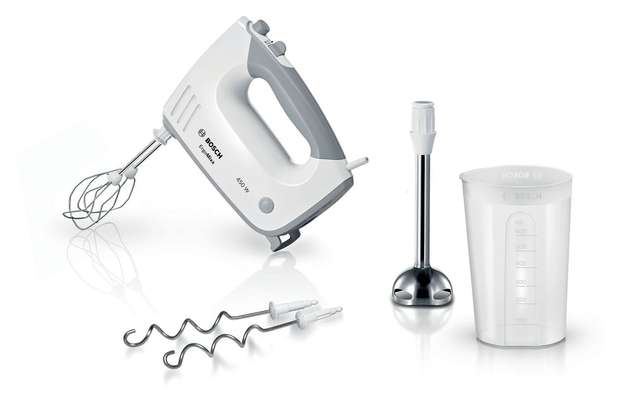 MFQ36470 ErgoMixx Handmixer 450 W 5 Stufen  (Weiß) 