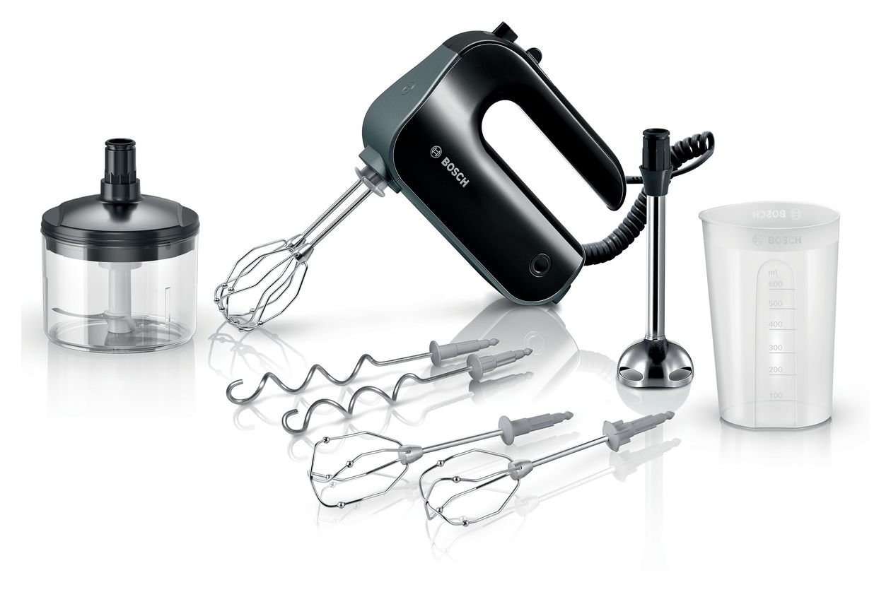 MFQ4990B Handmixer 850 W 5 Stufen  (Schwarz, Edelstahl) 