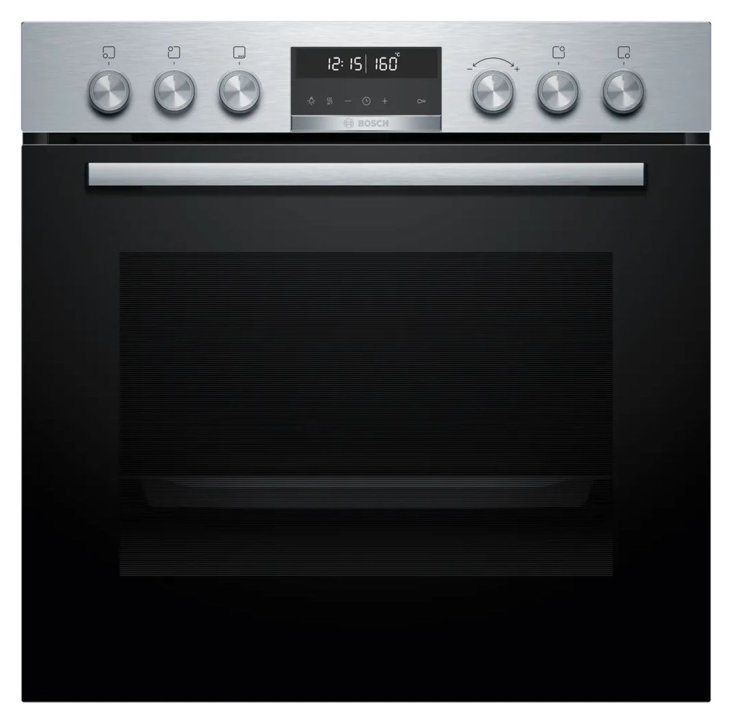 MKHSTEELP (HEG578BS4 + HEZ638000 + NIF64RCB5E) Herdset groß AutoClean mit 60 cm Glaskeramik Kochfeld 