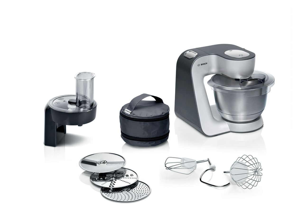 MUM58310 1000 W Küchenmaschine 3,9 l  (Schwarz, Edelstahl) 