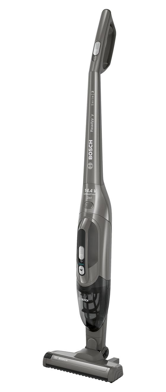 Serie 2 BBHF214G Handstaubsauger Beutellos bis 35 min Laufzeit 14,4 V  (Grau) 