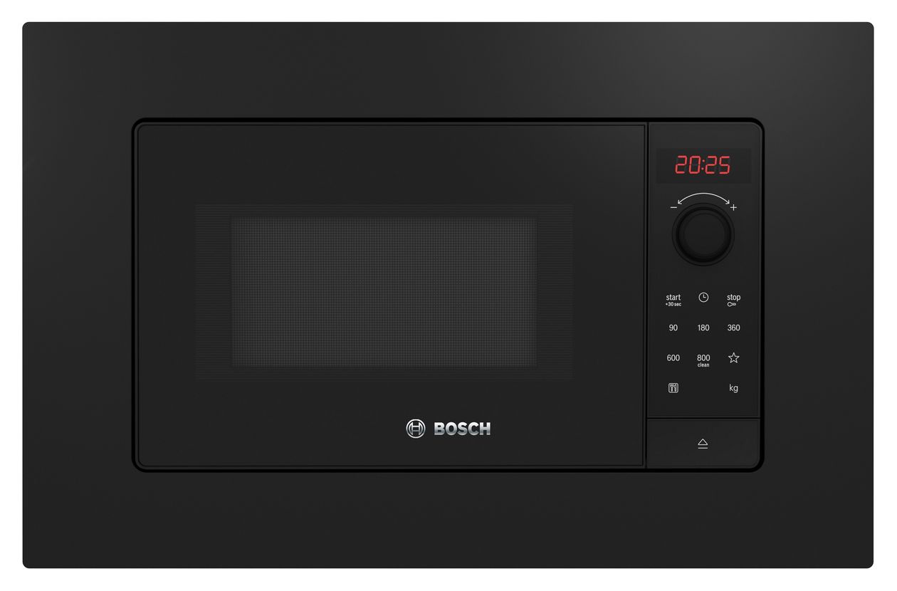 Serie 2 BFL623MB4 Einbau-Mikrowelle 800 W Größe: klein 5 Stufen (Schwarz) 