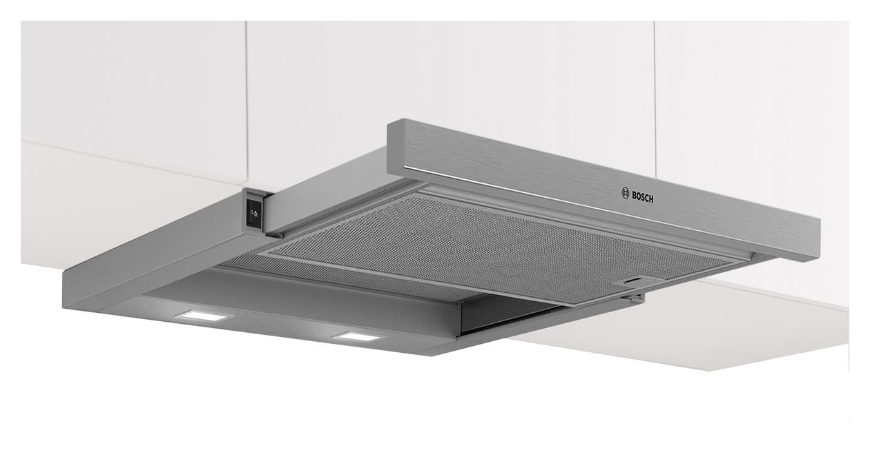 Serie 2 DFM064W54 Umluft Dunstabzugshaube/Esse Einbau 60 cm (Metallisch, Silber) 