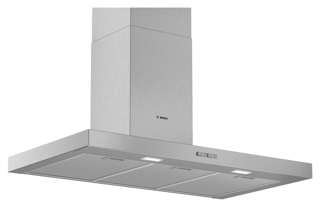 Serie 2 DWB96BC50 Abluft Dunstabzugshaube/Esse Wand 90 cm (Edelstahl) 
