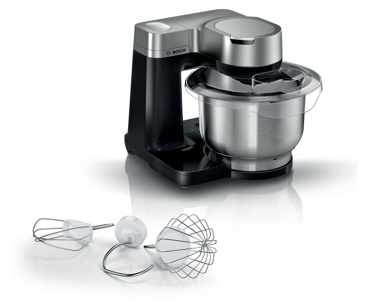 Serie 2 MUMS2VM00 900 W Küchenmaschine 3,8 l  (Schwarz, Silber) 