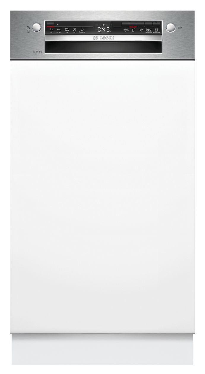 Serie 2 SPI2HKS42E 45 cm Geschirrspüler teilintegriert (ohne Front) Leise 10 Maßgedecke aquaStop Funktion 