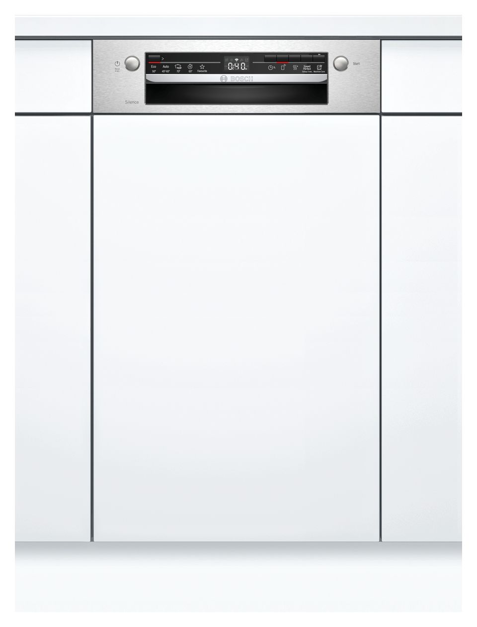 Serie 2 SPI2IKS10E 45 cm Geschirrspüler teilintegriert (ohne Front) Leise 9 Maßgedecke aquaStop Funktion 