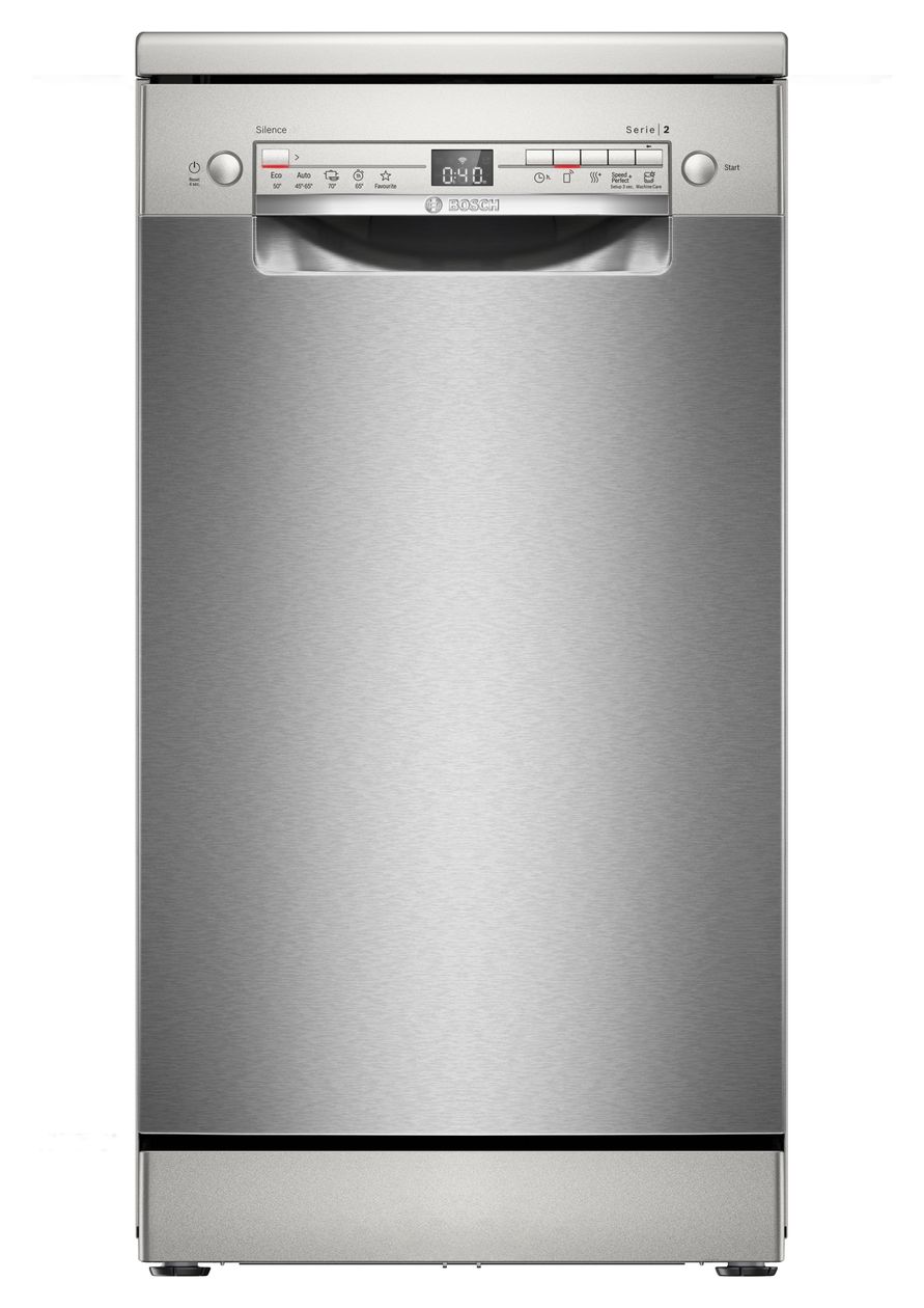 Serie 2 SPS2HKI42E 45 cm Geschirrspüler freistehend Leise 10 Maßgedecke aquaStop Funktion 