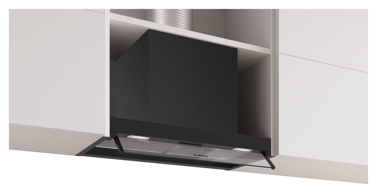 Serie 4 DBB65CC60 Abluft/Umluft Dunstabzugshaube/Esse Einbau 60 cm (Schwarz) 
