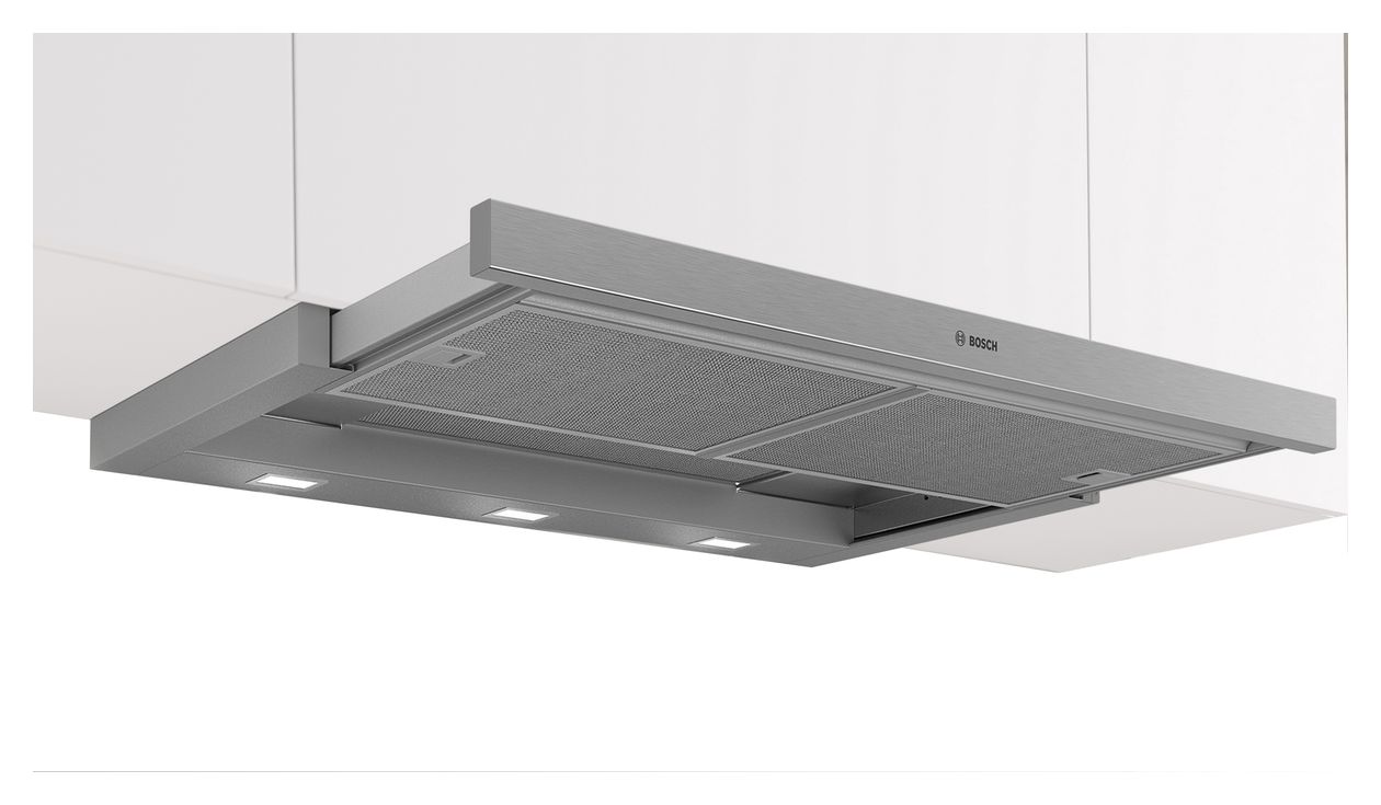 Serie 4 DFL094A51 Umluft Dunstabzugshaube/Esse Einbau 90 cm (Metallisch, Silber) 