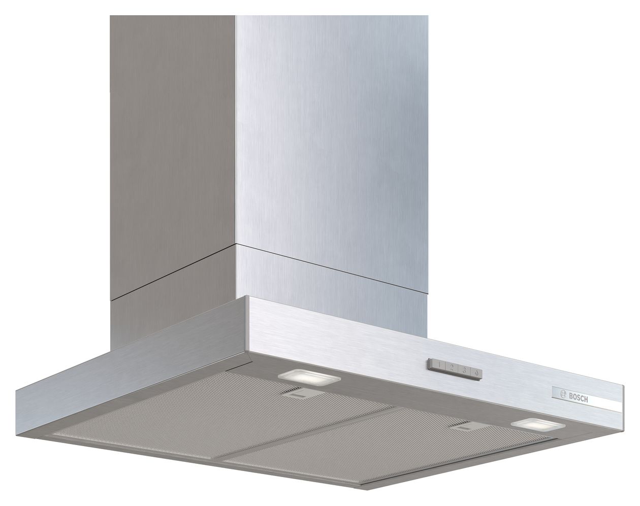 Serie 4 DWB65CC30 Abluft/Umluft Dunstabzugshaube/Esse Wand 60 cm (Metallisch) 