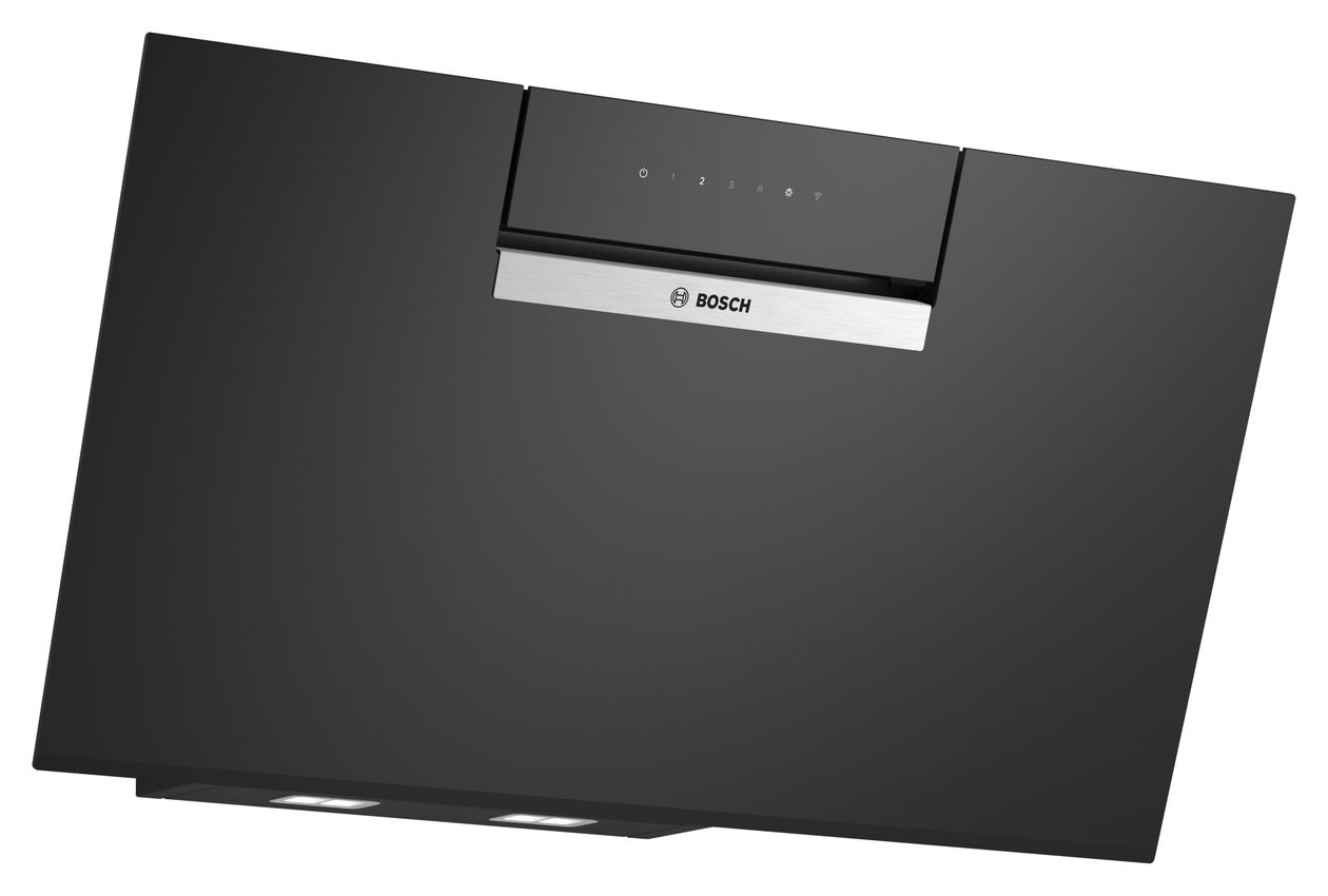 Serie 4 DWJ87FN60 Umluft Dunstabzugshaube/Esse Wand 80 cm (Schwarz, Edelstahl) 
