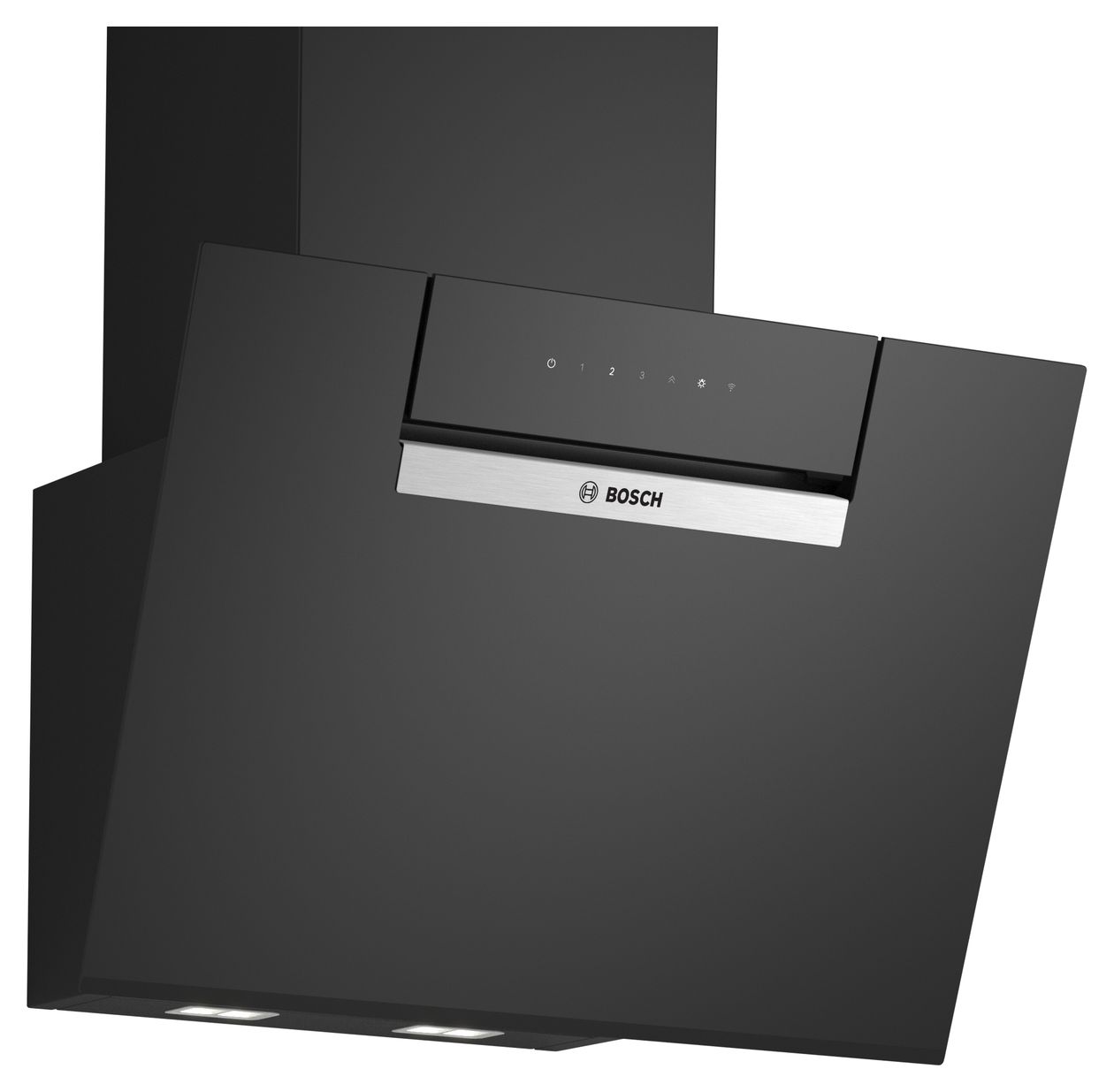 Serie 4 DWK67FN60 Umluft Dunstabzugshaube/Esse Wand 60 cm (Schwarz) 