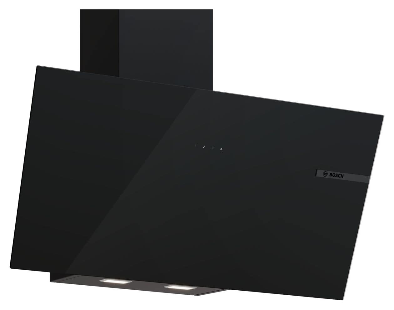 Serie 4 DWK85DF61 Abluft/Umluft Dunstabzugshaube/Esse Wand 80 cm (Schwarz) 