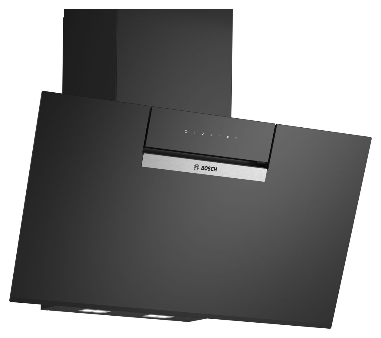 Serie 4 DWK87FN60 Abluft/Umluft Dunstabzugshaube/Esse Wand 80 cm (Schwarz) 